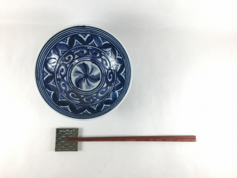 【SALE】150アール鉢(藍文様)　15cm　波佐見焼【訳あり】