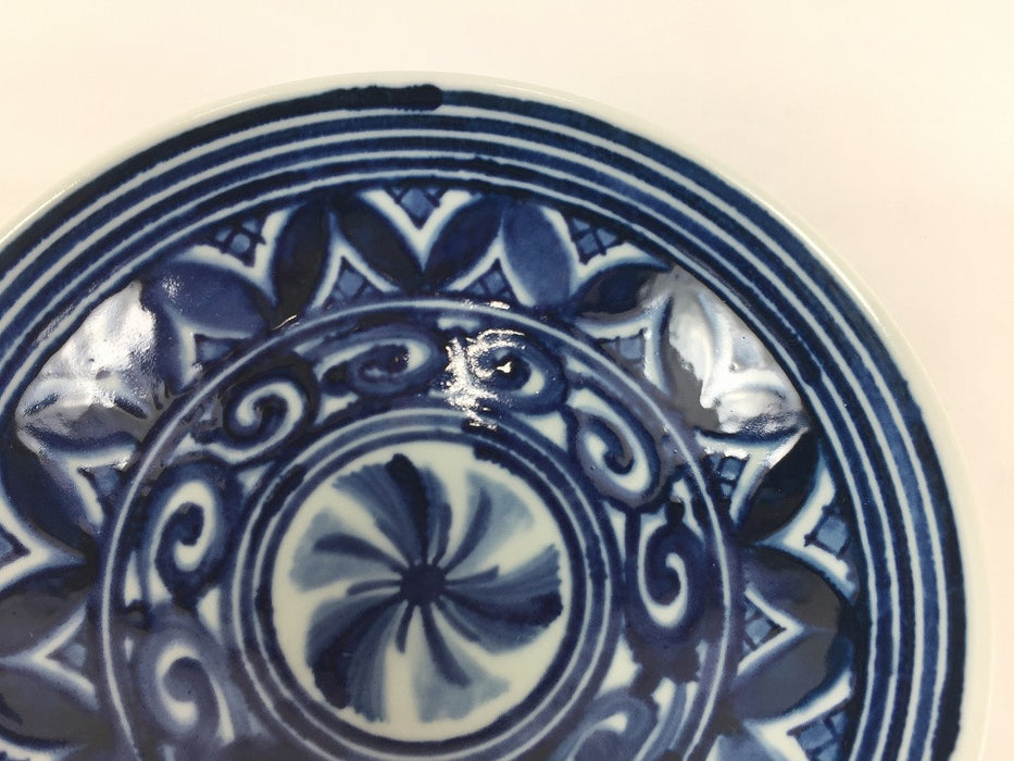 【SALE】150アール鉢(藍文様)　15cm　波佐見焼【訳あり】