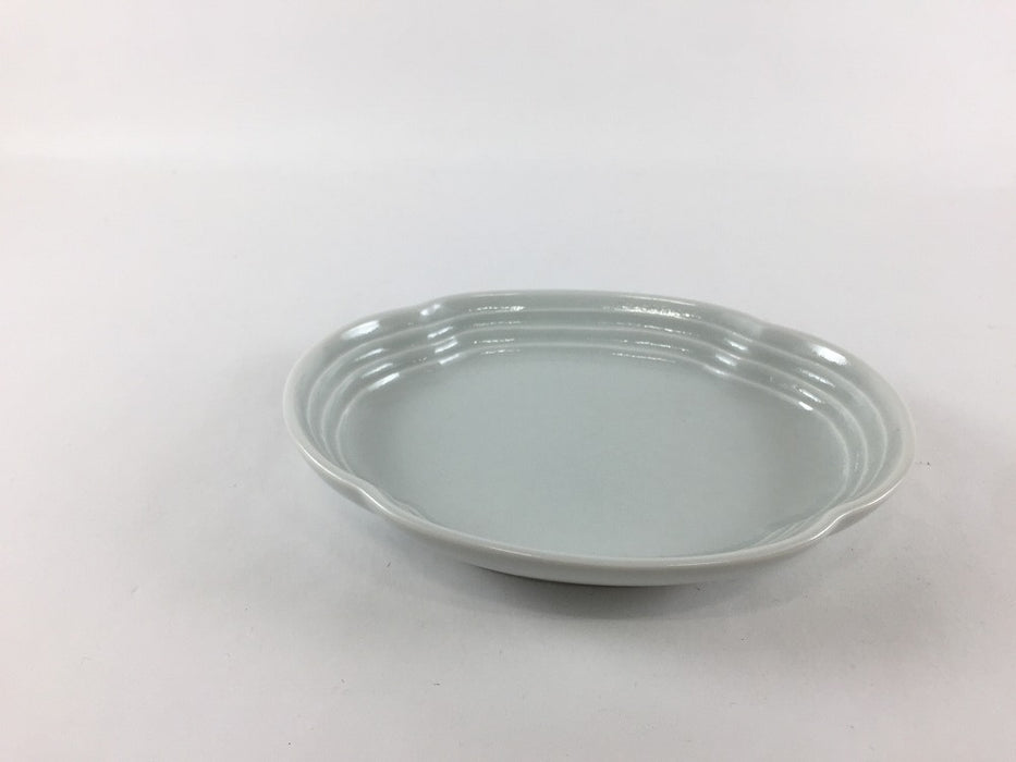 【SALE】白段小判小皿　13cm　有田焼【訳あり】