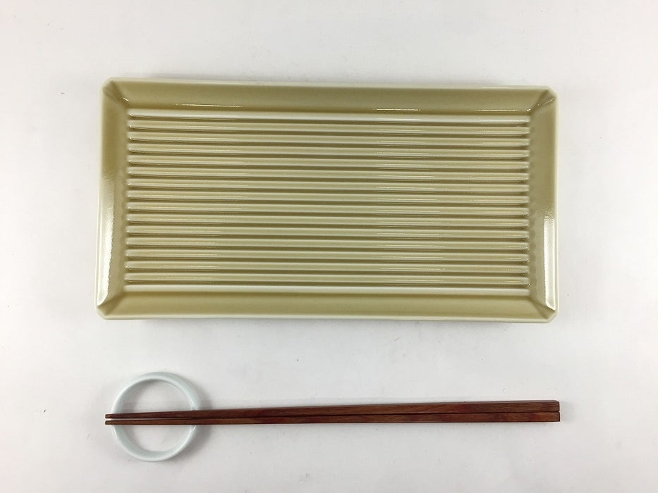 【SALE】スレートトレー　ベージュ　波佐見焼【訳あり】