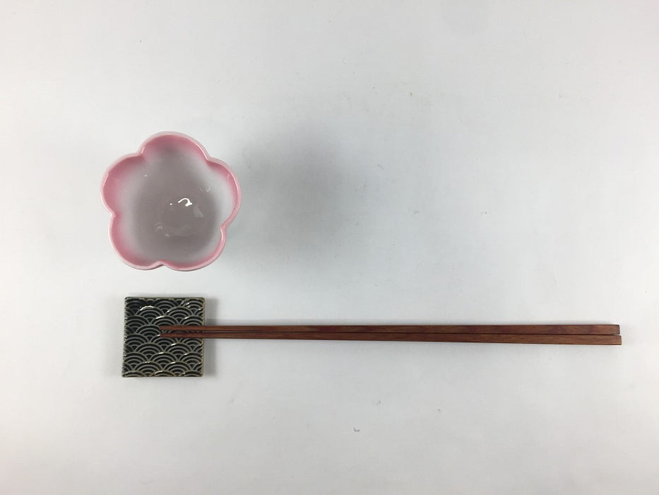 【SALE】深梅珍味(ピンク吹)　6cm　有田焼【訳あり】