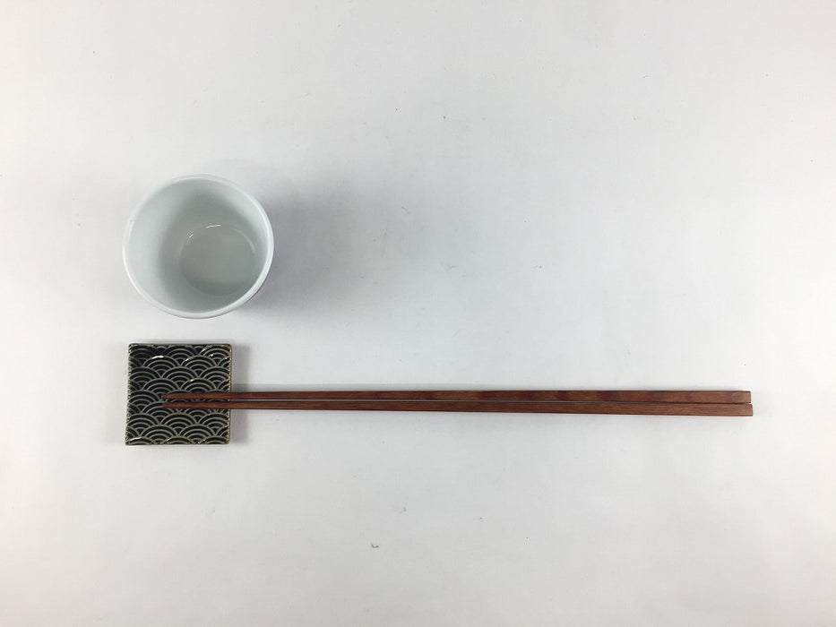 【SALE】5cmソバ猪口.青駒　50cc　有田焼【訳あり】　