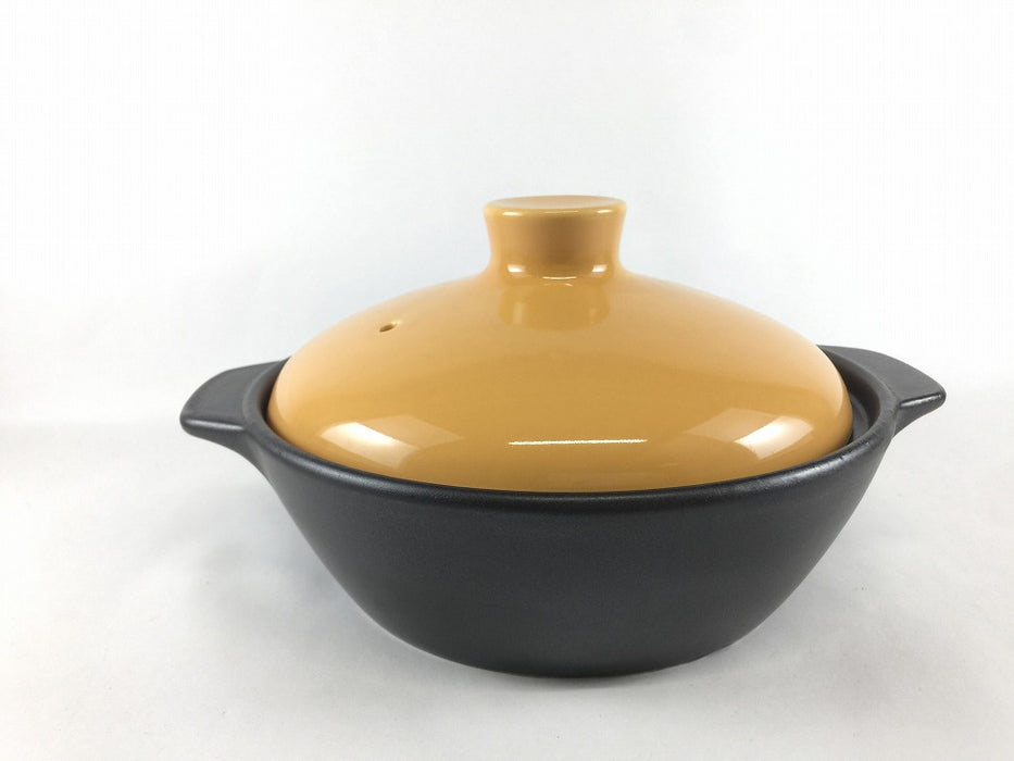 【SALE】おひとり鍋(500cc)　(黄/藍文様/赤)　18cm　波佐見焼【訳あり】