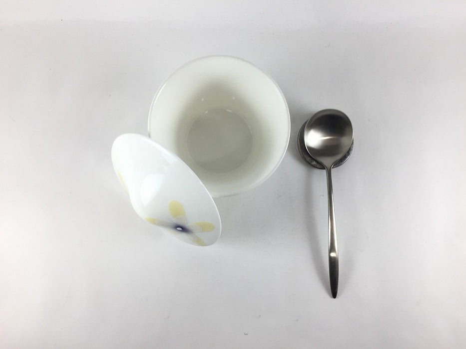 【SALE】山型反蓋物　(リリー紫黄)　12cm　有田焼【訳あり】