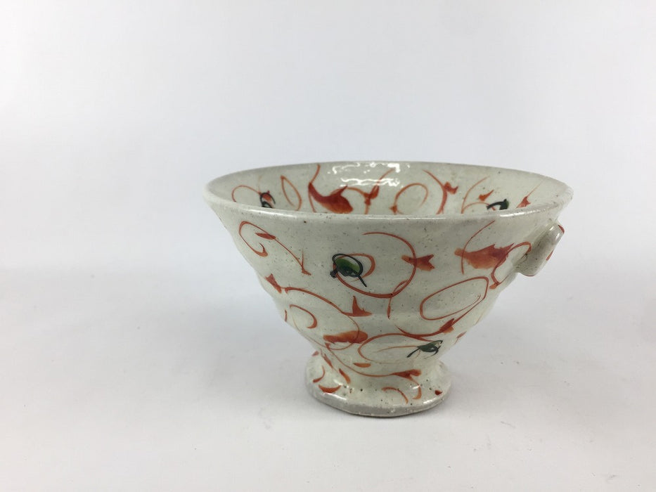 【SALE】赤絵唐草小鉢(手作り)　11cm　波佐見焼【訳あり】