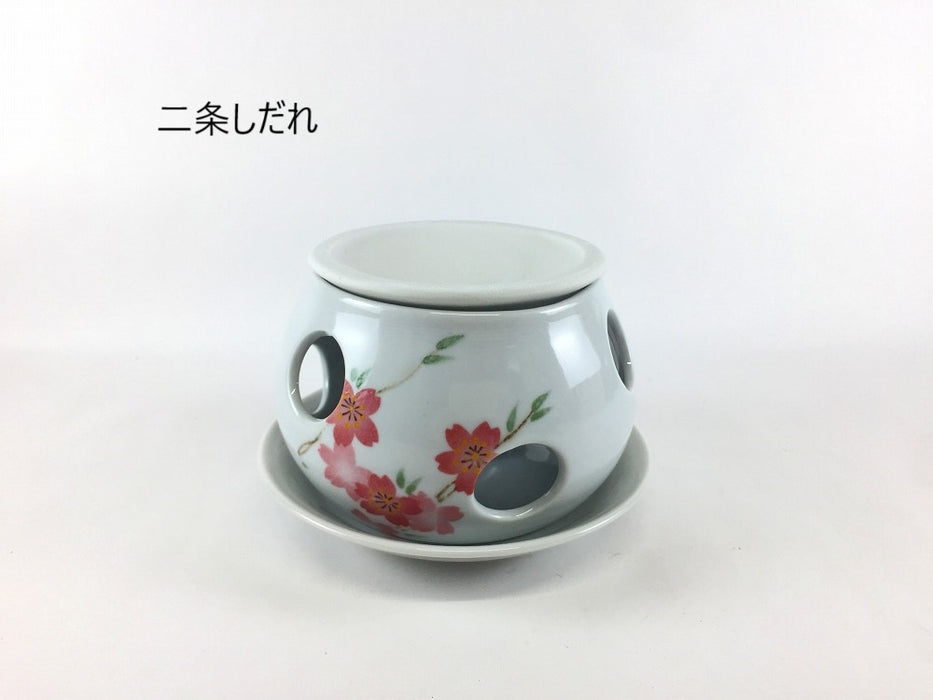 茶香炉　ラベンダー/二条しだれ　(1ケ箱入)　有田焼(j.R)