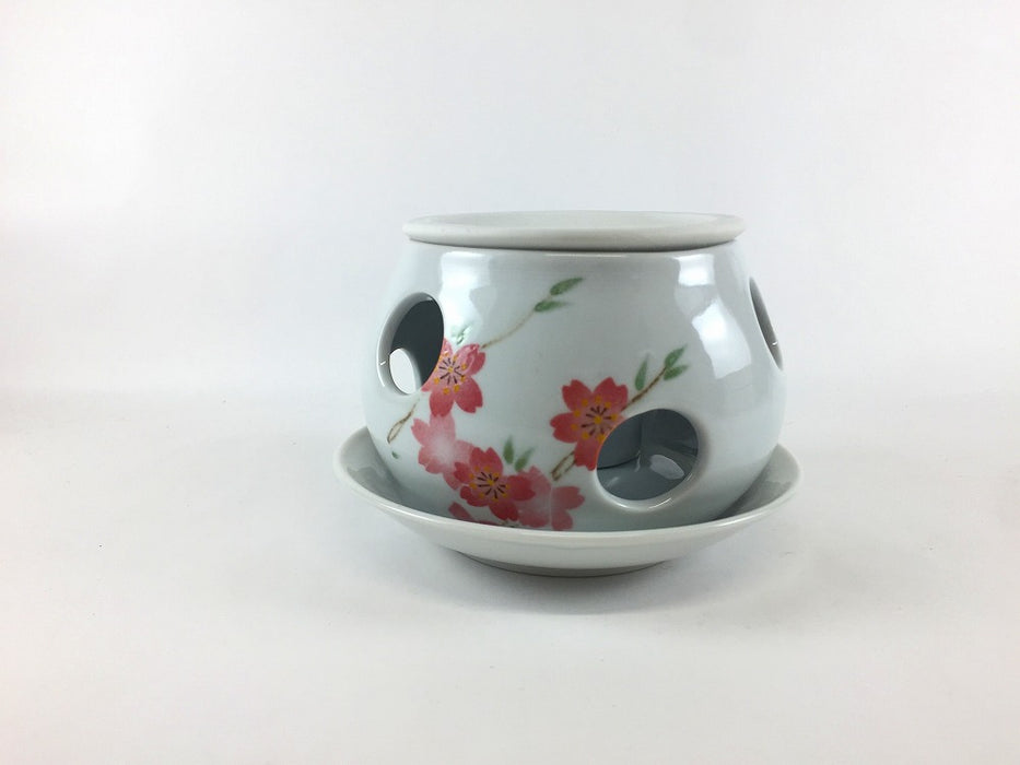 茶香炉　ラベンダー/二条しだれ　(1ケ箱入)　有田焼(j.R)