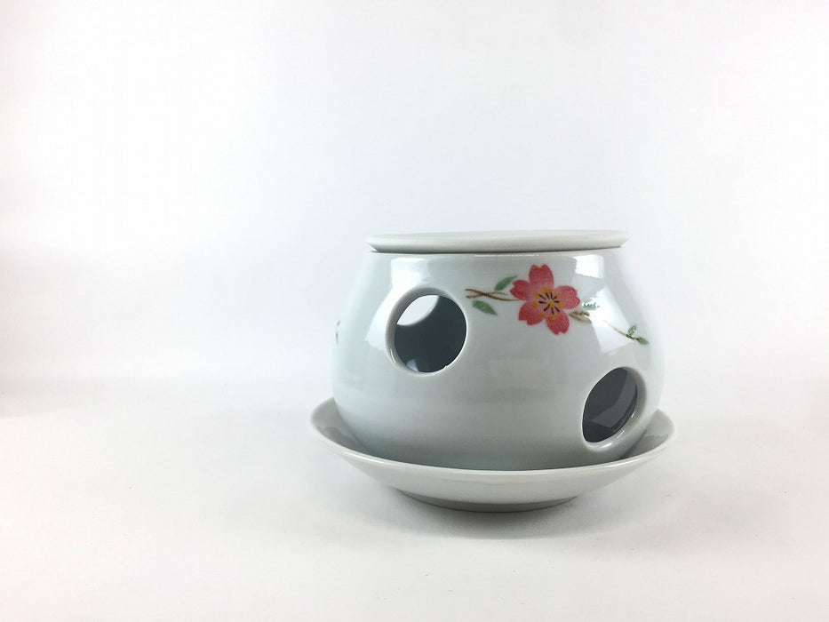 茶香炉　ラベンダー/二条しだれ　(1ケ箱入)　有田焼(j.R)