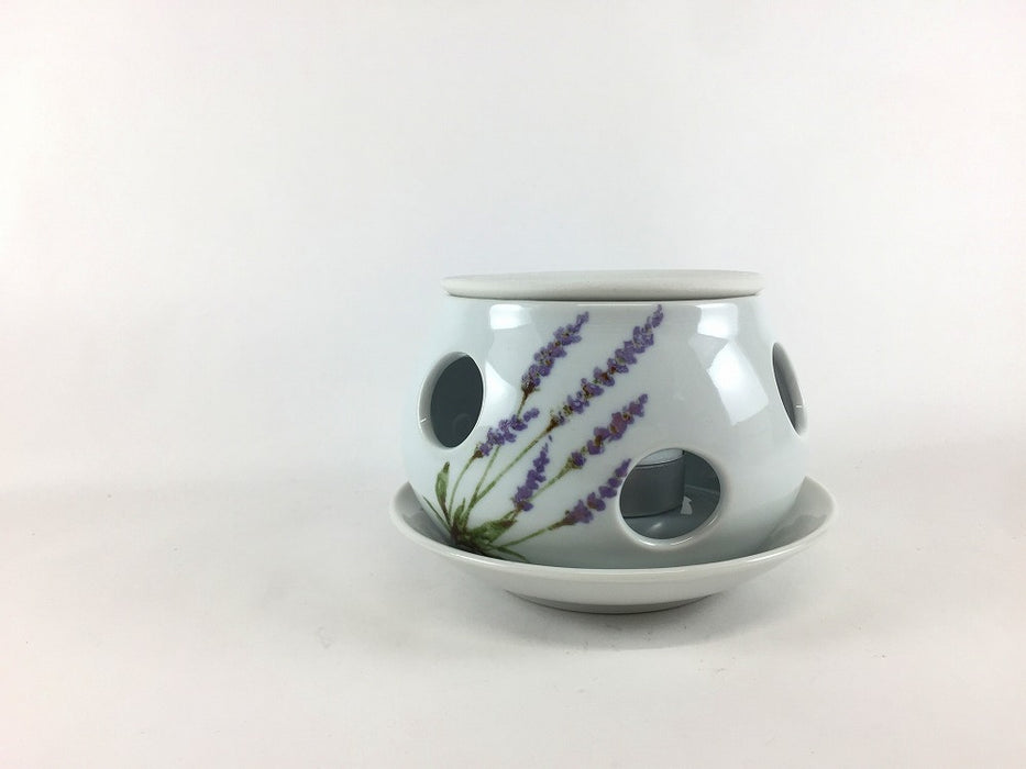 茶香炉　ラベンダー/二条しだれ　(1ケ箱入)　有田焼(j.R)