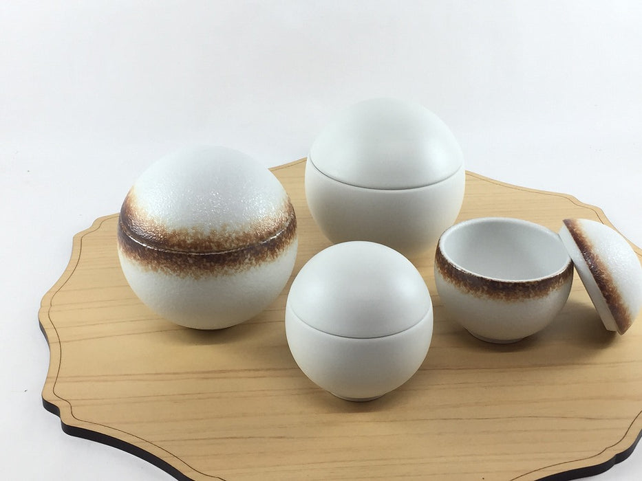 65サークルミニ蓋物　ミスト　6cm　有田焼　(j.R)
