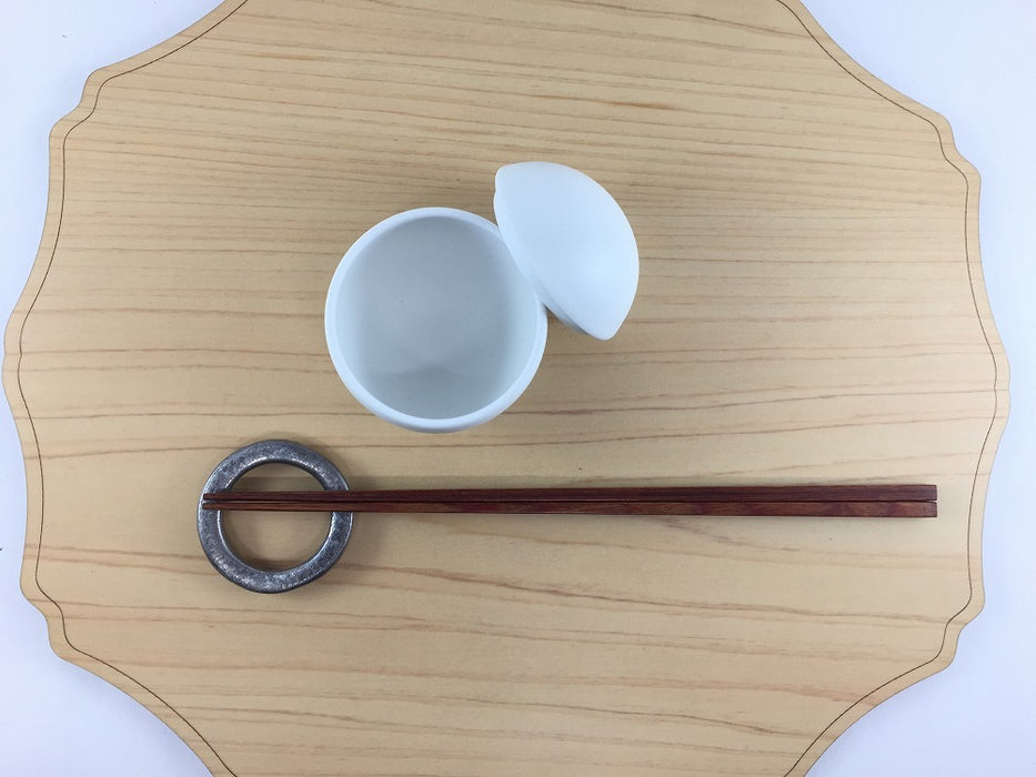 65サークルミニ蓋物　ミスト　6cm　有田焼　(j.R)