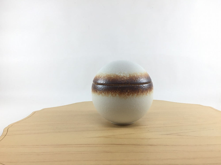 80サークル蓋物　スノールイユ　8cm　有田焼　(j.R)