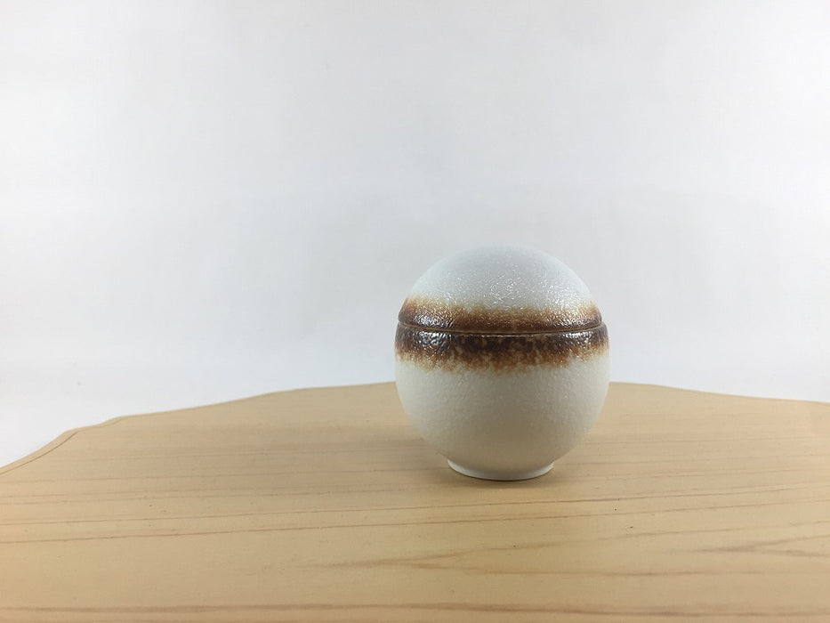65サークルミニ蓋物　スノールイユ　6cm　有田焼　(j.R)