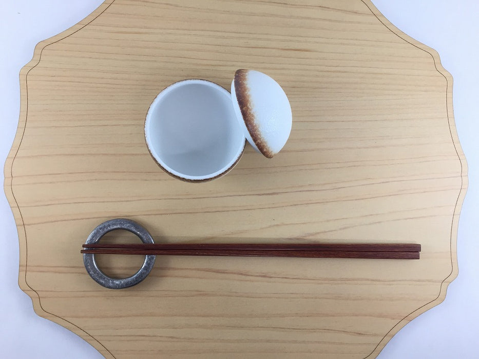 65サークルミニ蓋物　スノールイユ　6cm　有田焼　(j.R)