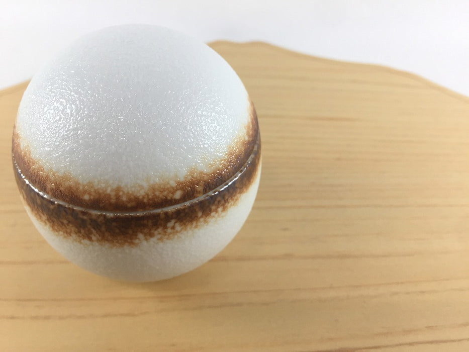 65サークルミニ蓋物　スノールイユ　6cm　有田焼　(j.R)