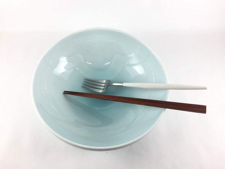 【SALE】花青磁.22cmボウル　有田焼【訳あり】