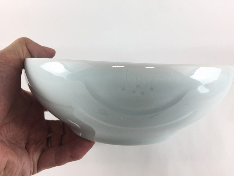 【SALE】花青磁.22cmボウル　有田焼【訳あり】