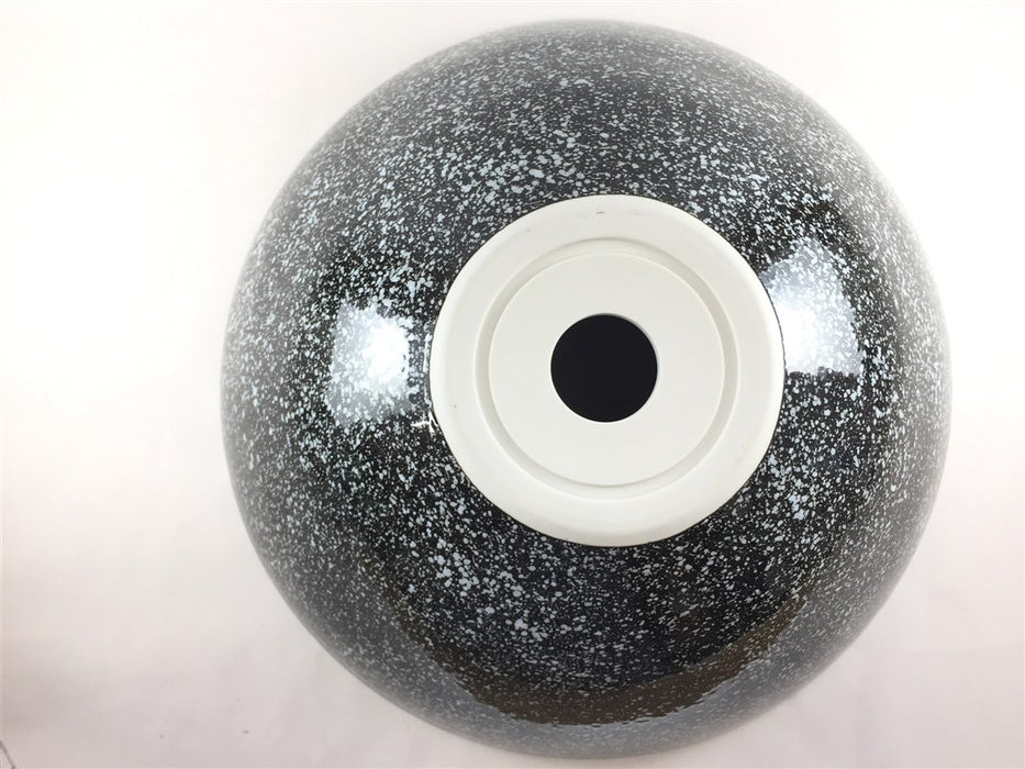 【SALE】40cm手洗い鉢.黒白吹【金具別】【訳あり】(j.R)
