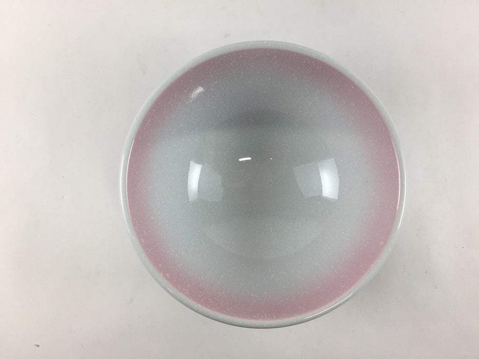 【SALE】12cm飯碗.ピンク吹白吹　波佐見焼【訳あり】