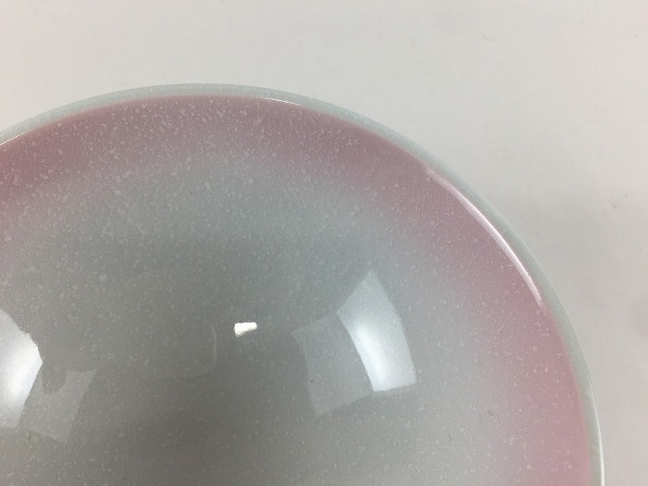【SALE】12cm飯碗.ピンク吹白吹　波佐見焼【訳あり】