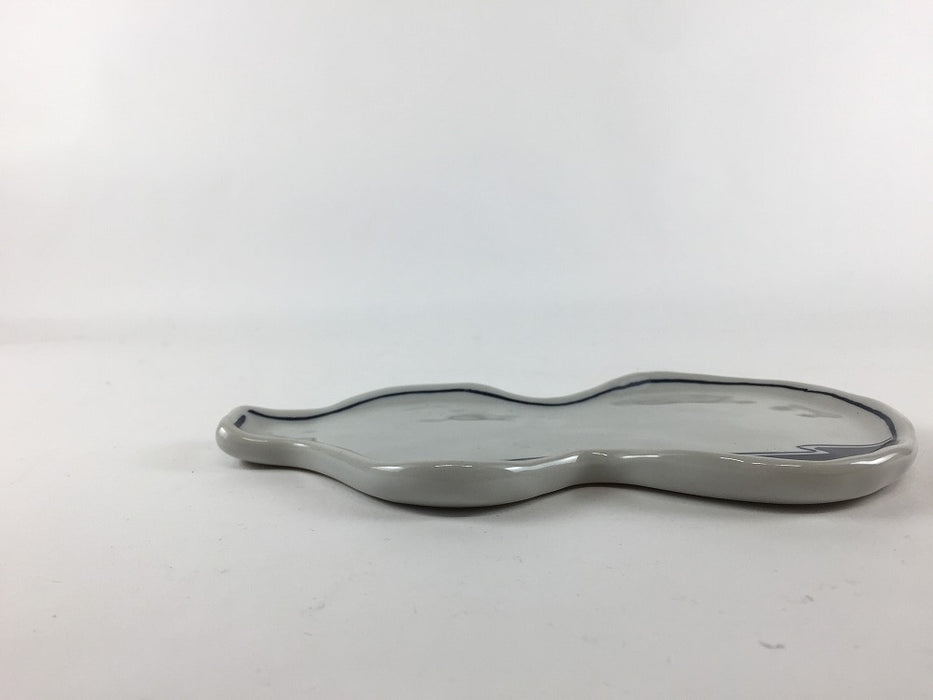 【SALE】流水.17cmひさご皿　辻修窯【訳あり】