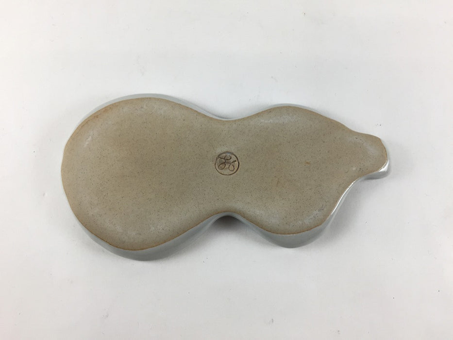 【SALE】流水.17cmひさご皿　辻修窯【訳あり】