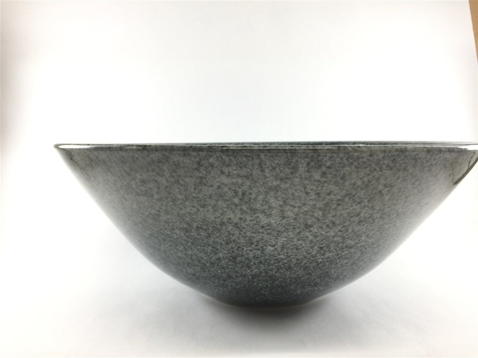 【SALE】39cm手洗い鉢.黒呉須吹【金具別】【訳あり】(j.R)
