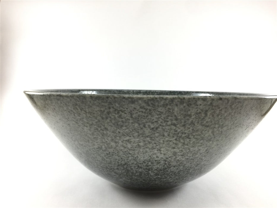 【SALE】39cm手洗い鉢.黒呉須吹【金具別】【訳あり】(j.R)