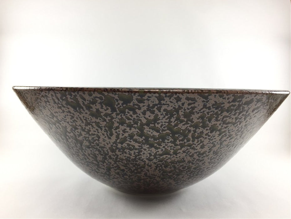 【SALE】40cm手洗い鉢.斑緑彩 (A/B)【金具別】【訳あり】(j.R)