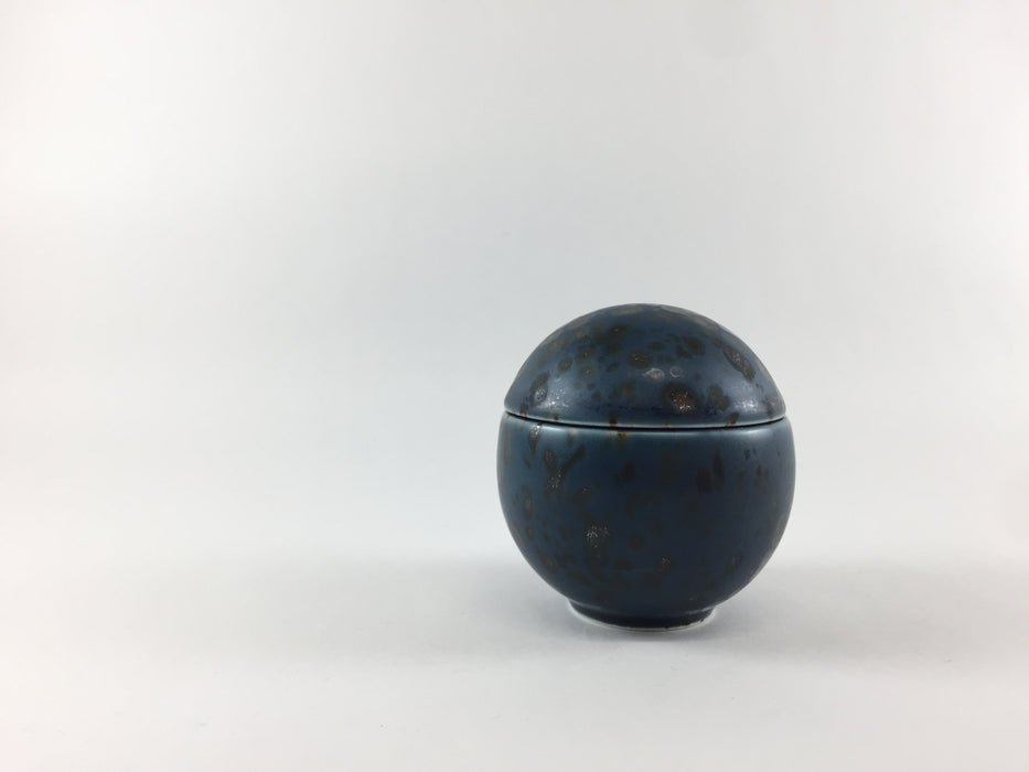 65サークルミニ蓋物　青銅　6cm　有田焼　(j.R)