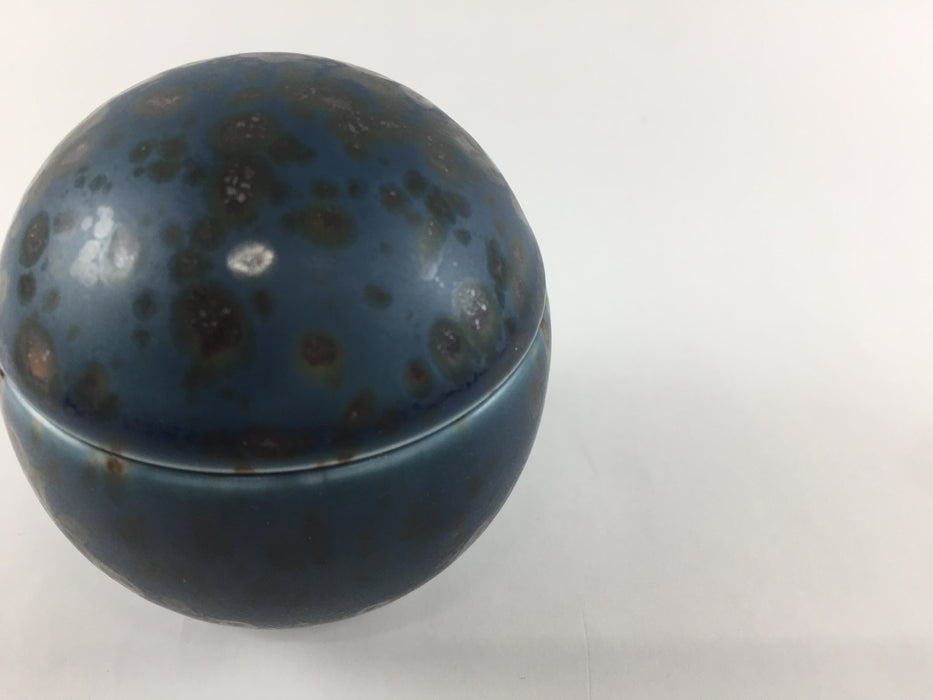 65サークルミニ蓋物　青銅　6cm　有田焼　(j.R)