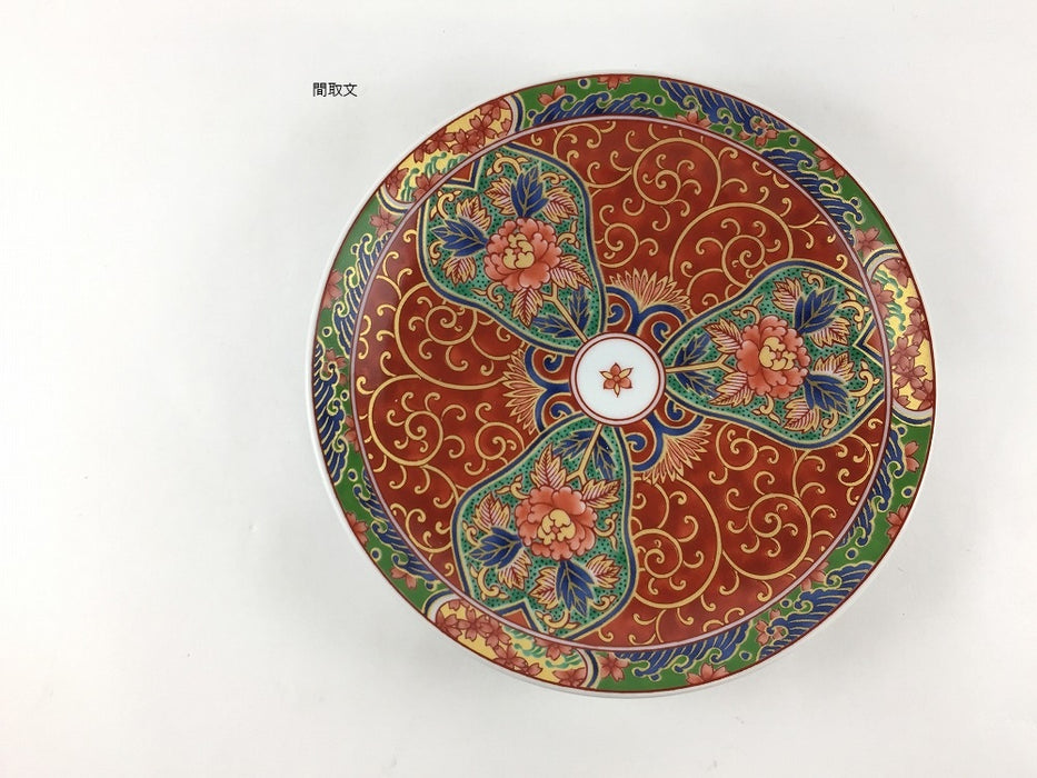 【1枚価格】15cm古伊万里皿　菊割文/間取文　肥前有田焼(j.R)