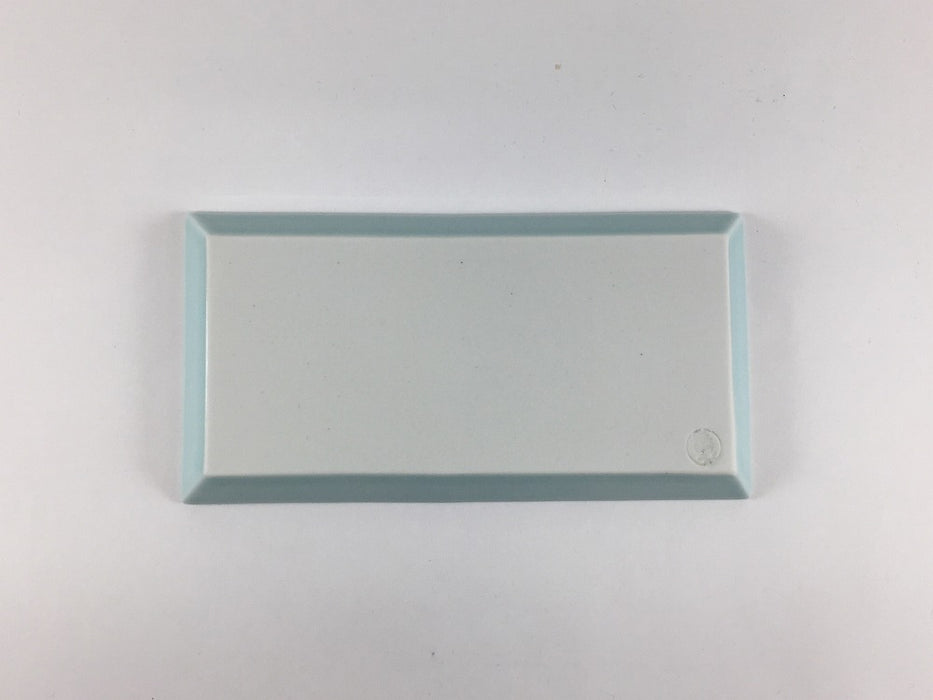 十草長皿14.5cm　長小皿　(ベージュ/青磁/ピンク)　波佐見焼永泉窯　(j.R)