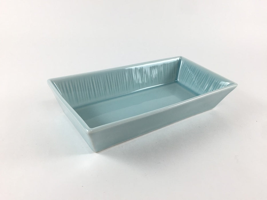 十草長皿15cm長小鉢　(ベージュ/青磁/ピンク)　波佐見焼　(j.R)