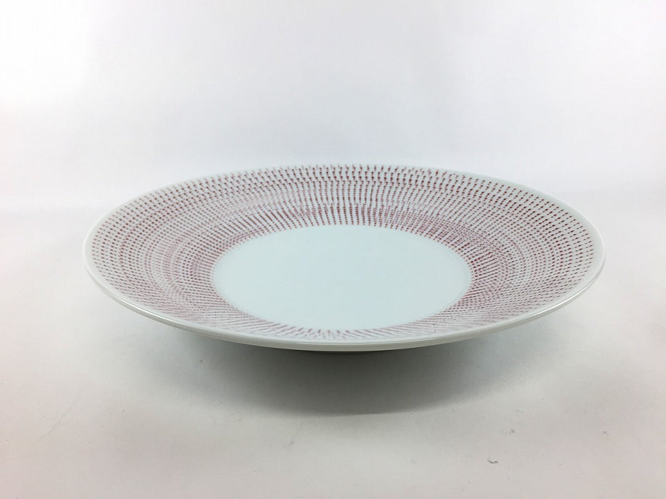 25cm鉋パスタボウル　(ブルー/レッド)　波佐見焼(j.R)