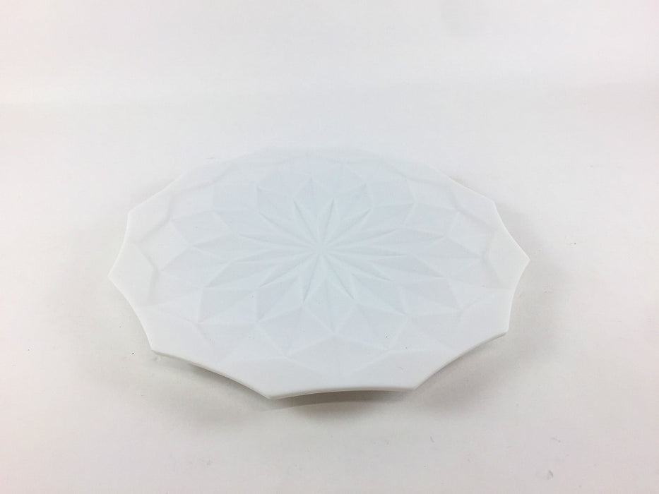 ダイヤ彫プレート16cm　(イエロー/白/ピンク)　有田焼　(j.R)