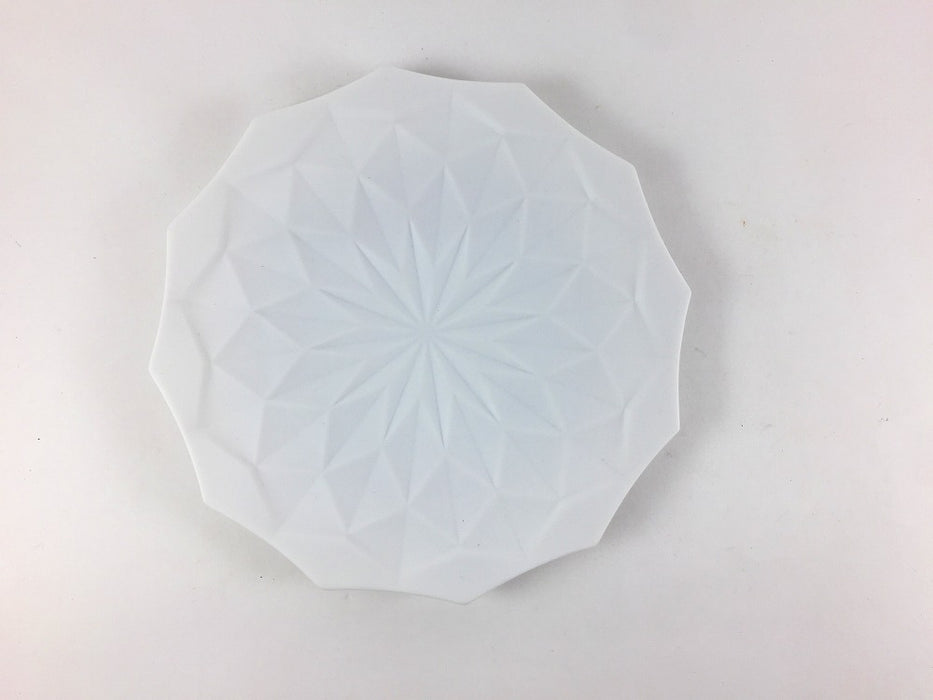 ダイヤ彫プレート16cm　(イエロー/白/ピンク)　有田焼　(j.R)