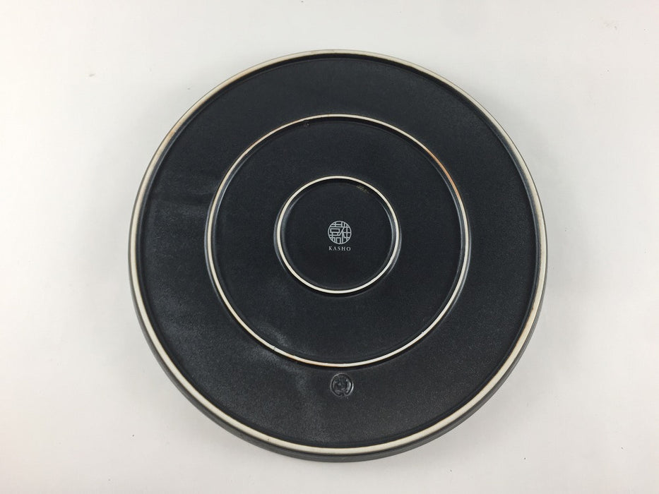 【SALE】20cm十草プレート　鉄彩　三川内焼【訳あり】
