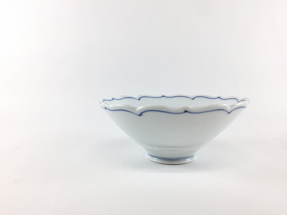 【SALE】桔梗小鉢　青筋　13cm　波佐見焼【訳あり】