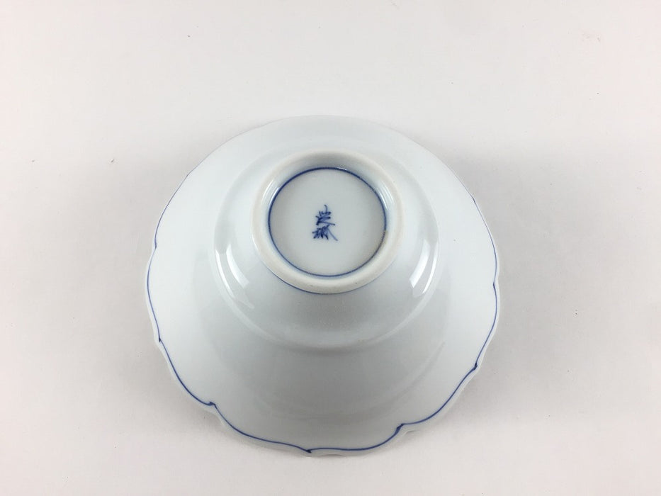 【SALE】桔梗小鉢　青筋　13cm　波佐見焼【訳あり】