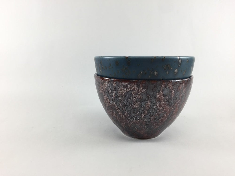 ソフトボウル120 M　(青銅/ブラウンルージュ)　12cm　有田焼　(j.R)