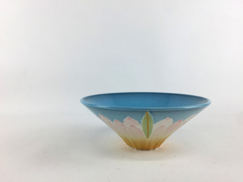 11cm鎬小鉢　青彩蓮花　有田焼(j.R)