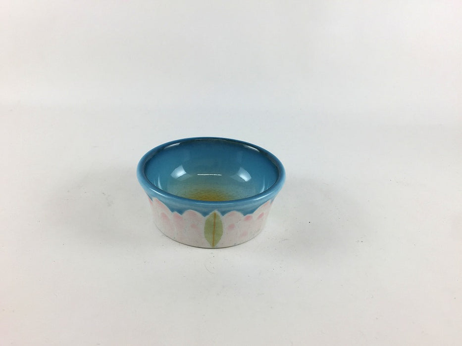 7cm立チョコ　青彩蓮花　有田焼(j.R)