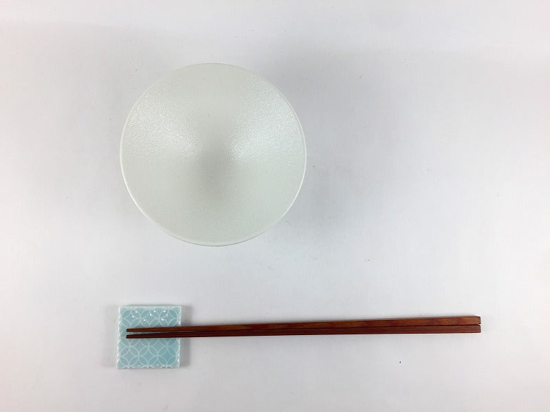 11cm鎬小鉢　雪白と赤　有田焼(j.R)