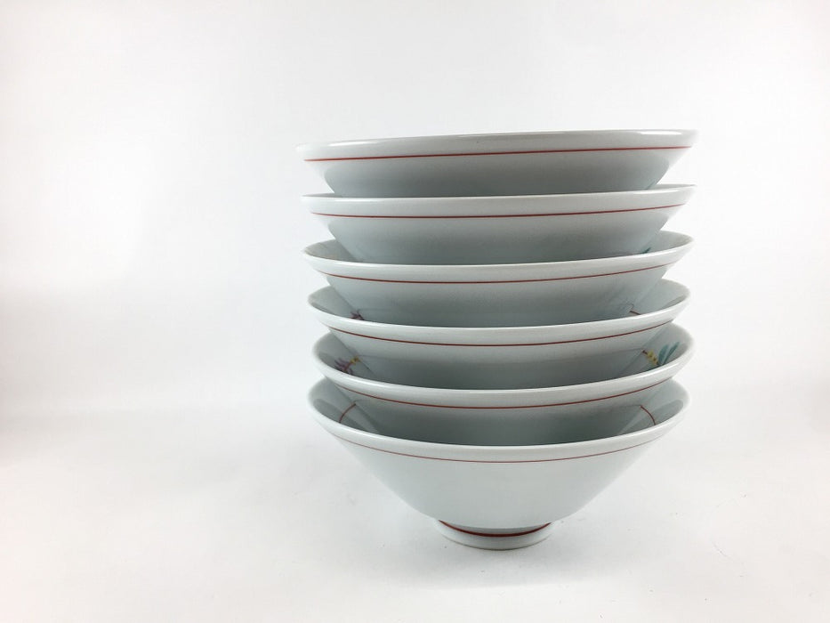 【SALE】京平造り(花めぐり)　14cm　波佐見焼(j.R)【訳あり】