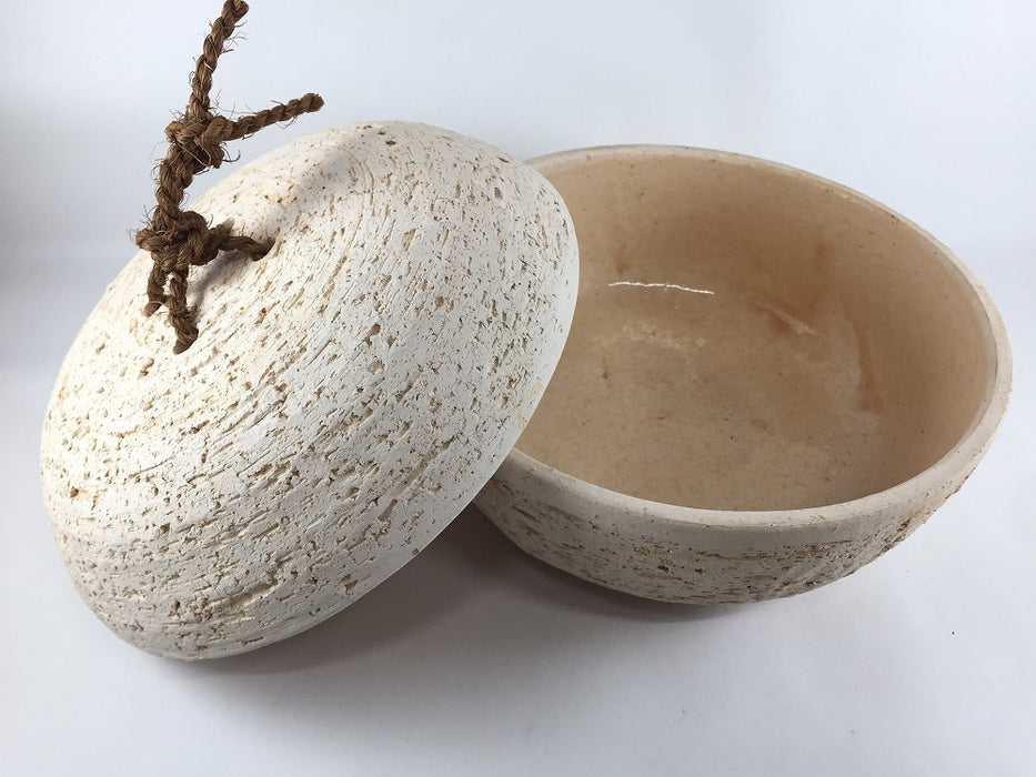 【SALE】【直火可】手造鈴ホーロク鍋(22cm/2000cc)　唐焼　有田焼(j.R)【訳あり】