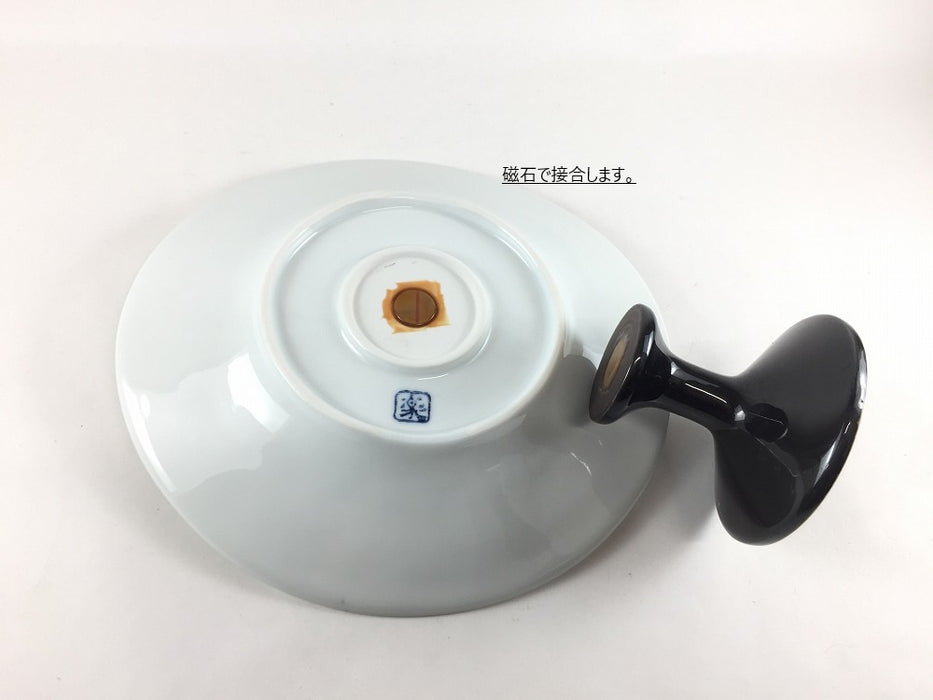 【SALE】マグネット高台皿(流水)　21cm　有田焼(j.R)【訳あり】