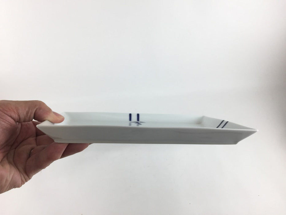 【SALE】23cmリム長プレート.松竹梅　有田焼【訳あり】