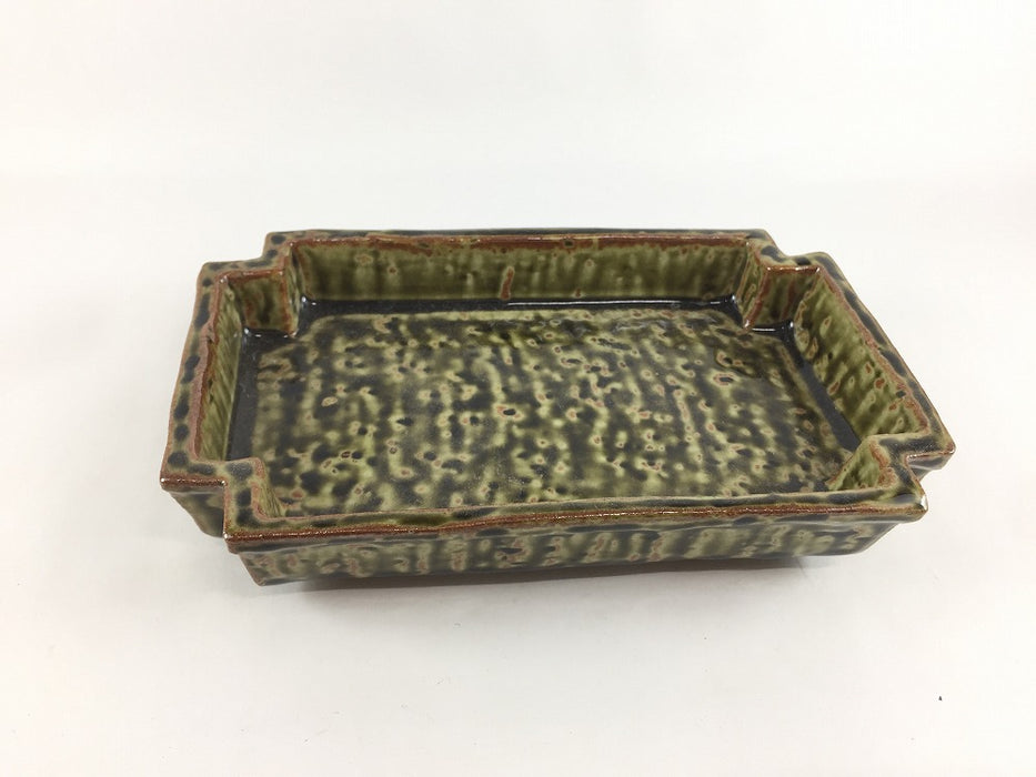 【SALE】18cm長隅切向(織部)　三川内焼【訳あり】