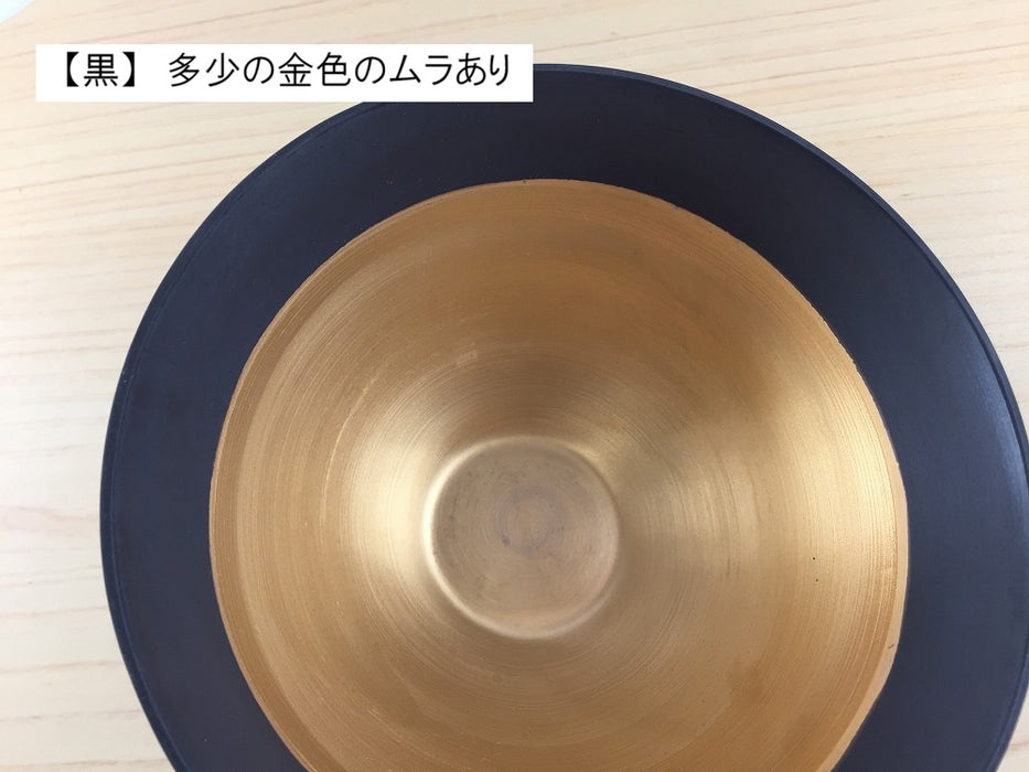 【SALE】135エッグシェルボウル　金(白/黒)　13.5cm　有田焼【訳あり】
